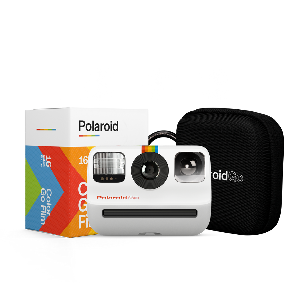 Polaroid Go Gift Set Polaroid Go camera with photo album and film